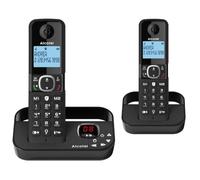 Téléphone fixe sans fil - ALCATEL - F860 voice duo noir - Avec fonction blocage d'appels indésirables