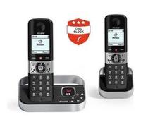 Alcatel F890 Voice Duo zwart Téléphone DECT Identification de l'appelant Noir, Argent