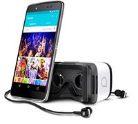 Alcatel Idol 4 - Android Free Smartphone (Screen 5.2 ", 13 MP camera, 16 GB, Octa-Core 1.7 GHz, 3 GB RAM), Dark Gray - with Virtual Reality Glasses