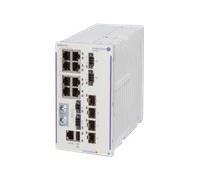 Alcatel-Lucent OmniSwitch 6465-P12 - Commutateur - Géré - 8 x 1000Base-T (4 PoE+ 4 High PoE) + 4 x 100/1000 SFP - Montage sur rail DIN fixation murale - High PoE (150 W)