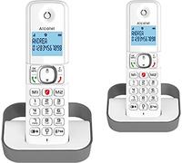 Téléphone fixe DUO Alcatel F860 Blanc-Gris