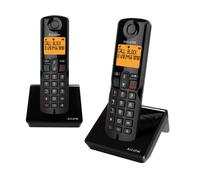 TÉLÉPHONIE, Téléphones, Téléphone sans fil, Alcatel S280 Duo Ewe Noir Caractéristiques sans fil Oui Mains libres Oui Prise en charge