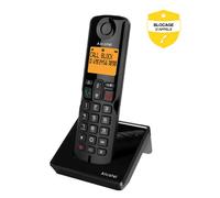 Alcatel Téléphone DECT S280 EWE Identification de l'appelant 1 combiné Noir