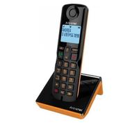 Alcatel S280 SOLO ORANGE Téléphone DECT Identification de l'appelant Noir, Orange