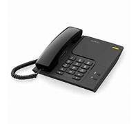 Alcatel T26 Black Téléphone mural analogique avec notifications par LED et grosses touches