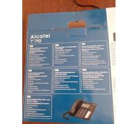 Alcatel T78 Identification de l'appelant Noir