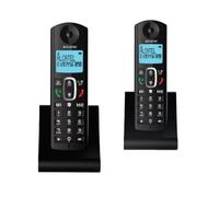 Alcatel Téléphone DECT F685 Duo Sans fil Indicateur de chargement LED Noir