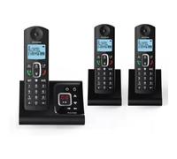 Alcatel Téléphone Fixe sans Fil avec Répondeur Trio,F685,Noir