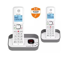Alcatel Téléphone Sans Fil Dect Gris F860VOICEDUOGREY