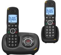 Alcatel Téléphone sans fil XL595B Voice Pack Duo – Audio Boost, mains‑libres – Noir