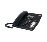 ALCATEL Temporis 580 PRO - Téléphone Fixe Filaire Professionnel - Bibloc - Affichage Alphanumérique - Touche Mute - Indicateur Lumineux - Volume Réglable - Touche Rappel - 10 Mémoires Directes - Noir