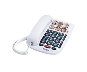 Alcatel TMAX 10 Téléphone analogique pour seniors avec 6 boutons photo à une touche.