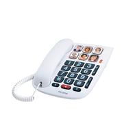 Téléphone Fixe pour Personnes Âgées Alcatel TMAX 10 LED Blanc