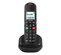 ALCATEL XL685 Duo - Téléphone Fixe sans Fil DECT Senior Format XL - Écran Graphique Haute lisibilité - Grandes Touches - Audio Boost - Mains Libres - Blocage des Appels - 2 Combinés - Noir