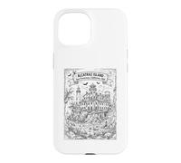 Alcatraz Maison hantée Vos Maisons d'horreur effrayantes préférées Coque pour iPhone 15