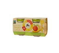 Alce Nero Organic Baby Food Banana Apple 2x80g