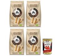 Alce Nero Tocchetti Bâtonnets à breads, produit de cuisson bio avec blé khorasan bio et huile d'olive extra vierge, paquet de 150 g + Polpa di Pomodoro Italian Gourmet Polpa di Pomodoro 400 g