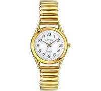 ALCENTIS Montre Femme Bracelet Élastique Acier Extensible | Chiffres Arabes Noirs, Facile à Lire, Cadran Rond 30mm
