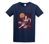 Alcest Kodama T-Shirt Graphic Tee Printed Top Mens Navy Shirt M