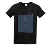 Alcest Le Secret T-Shirt Graphic Tee Printed Top Mens Black Shirt S