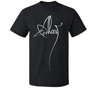 Alcest Logo Amesouers Les Discrets Katatonia T-Shirt Graphic Tee Printed Top Mens Black Shirt L