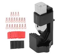 AlcheLHymist Outil de sertissage de cosses de câbles de batterie, sertisseuse de cosses de style marteau pour fils de 8 AWG à 0000 AWG, comprend 20 bornes en cuivre rouge et 20 tubes