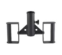 AlcheLHymist Shoulder Press Attachment, Landmine Handle for 52mm Barbell, T Bar Row Attachment with Dual Rotating Grips, Iron Fitness Accessory for Home Gym Strength Training