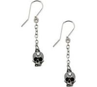 Alchemy Gothic Boucles d'oreilles Deadskull – Or gris G