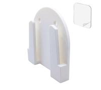 Alchemy Collectives Support mural pour projecteur, blanc, compatible avec HY300 Pro Series, HDMI Fire Stick Ready, installation rapide (blanc, support, 2 coussinets adhésifs)