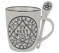 Alchemy England 1977 Hexy Witch Unisexe Mug blanc/noir, Porcelaine,