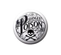 Alchemy Gothic Bouchon de Bouteille Poison Blanc/Noir