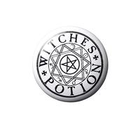 Alchemy Gothic Bouchon de Bouteille Witches Potion Blanc/Noir