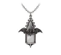 Alchemy Gothic Call of The Undead Unisexe Collier noir/argent Étain