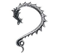 Alchemy Gothic Jormungand Femme Bijou d'oreille couleur argent Étain