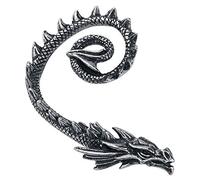 Alchemy Gothic Ostrogoth Dragon Bijou d'oreille Couleur Argent