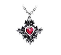 Alchemy Gothic Pendentif Bouquet of Love Femme Collier Couleur Argent, Étain,