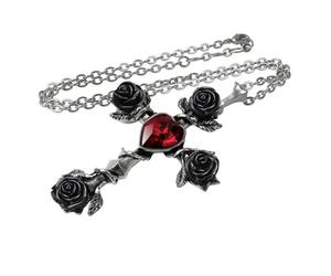 Alchemy of England Gothic Pendentif Rosifix Noir