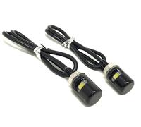 Alchemy Parts Moto Boulon Feux pour Plaque Immatriculation Plaque Immatriculation - LED - Noir