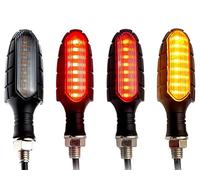 Alchemy Parts Moto Clignotants LED Stop Feux Arrière Intégrés