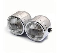Alchemy Parts Moto Phare Chrome Double 35W Dominator Warrior Bandit Trike