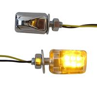 Alchemy Parts Petit Micro Moto Norme E Chrome Clignotant LED Clignotant Clignotants