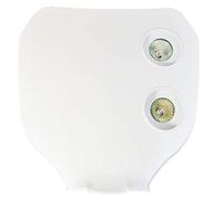 Alchemy Parts Universel Blanc 12V/20W Double Phare pour Tous Motocross et Enduro Motos