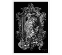 Alchemy - Poster - Widow's Weeds + cadre amovible, Shinsuke® Maxi MDF blanc, vitre acrylique