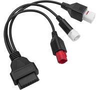 Alchiauto 3pin 4pin 6pin obd Câble adaptateur de câble de moto OBD2 3 broches 4 broches 6 broches pour moto Yamaha Euro5 pour Honda Yamaha X- MAX T Racer Guzzi Kawasaki