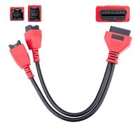 Alchiauto Câble OBD 12 + 8 broches - Connecteur de dérivation de sécurité - Adaptateur 12 8 pour Chrysler SGW équipé de véhicules FCA - Compatible avec l'application JScan pour diagnostic - Compatible