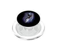 Alchimie Lightning Dragon Bahamut Baphomet Halloween PopSockets PopGrip pour MagSafe