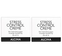 Alcina Lot de 2 crèmes de soin anti-stress triple protection 50 ml = 100 ml