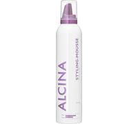 ALCINA Mousse coiffante en aérosol | 1 x 300 ml | Pour visiblement plus de volume, brillance intense et souplesse perceptible | Tenue et volume forts | Sans collage