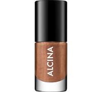 ALCINA Nail Color cinnamon Spice - 1 x 5 ml - Application facile, sans traces - Ongles brillants, couvrants et durables - Vernis à ongles bronze avec particules de paillettes - Finition métallique
