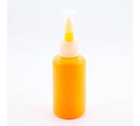 ALCIUMPECHE Colorant Fluo Orange Jaune Opaque 35 ML pour Plastique Liquide PLSCOL015
